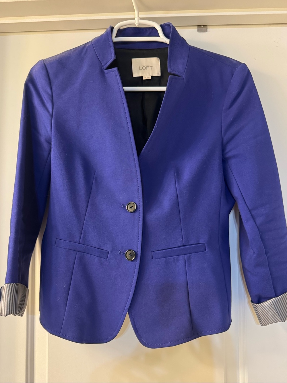 LOFT Women's Cobalt Blue Tailored Blazer